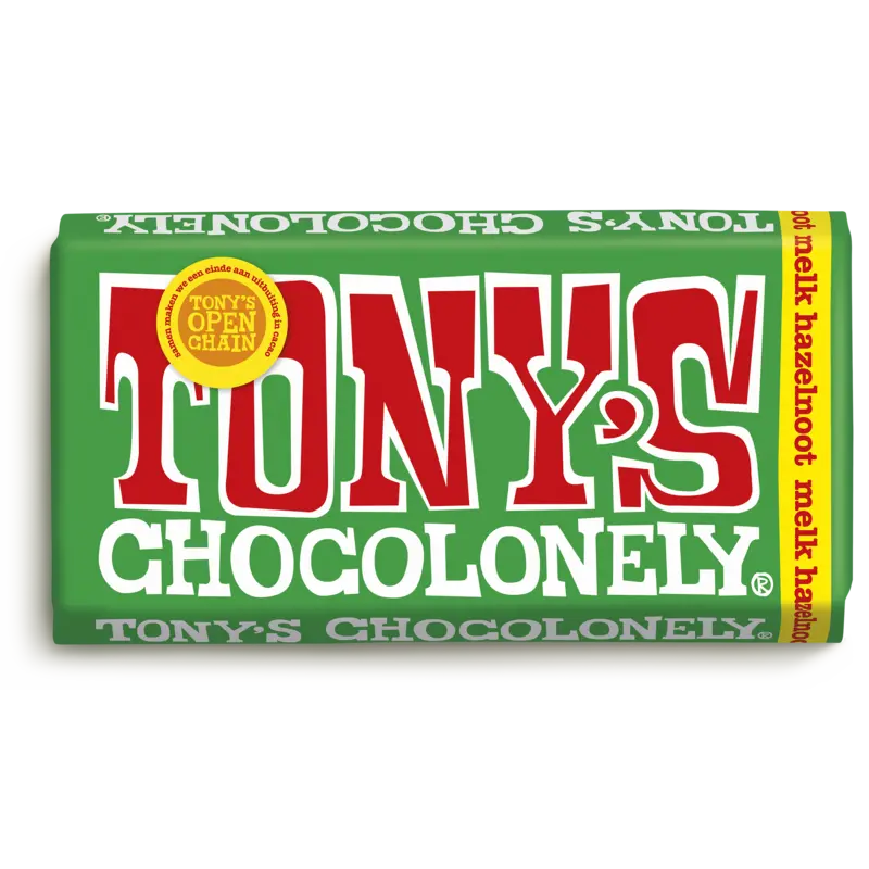 Tony's Chocolonely Reep melk hazelnoot
