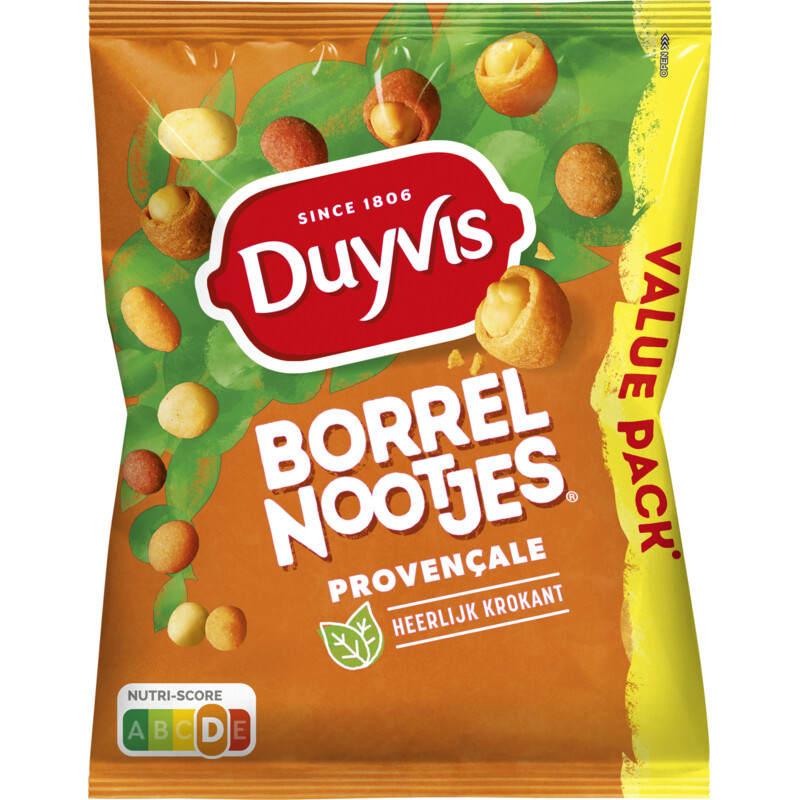Een afbeelding van Duyvis Borrelnootjes provencale