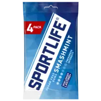 Sportlife Smashmint sugar free gums 4-pack
