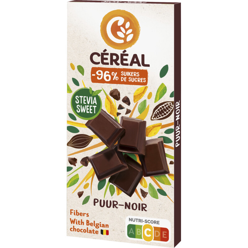 Een afbeelding van Céréal Chocolade tablet Puur Stevia Sweet