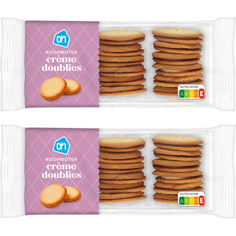 Een afbeelding van AH Roomboter crème doublies 2-pack