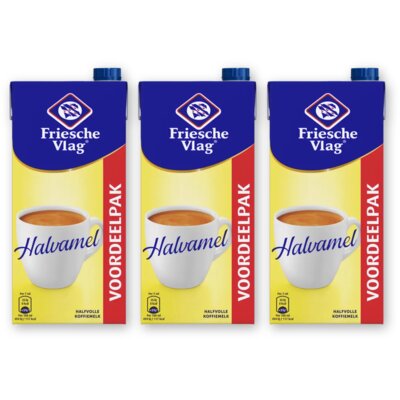 pdp-image-Friesche Vlag Halvamel voordeelverpakking 3-pack