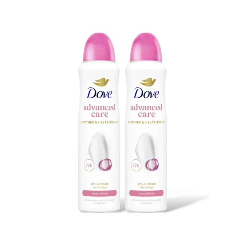 Dove Advanced care beauty finish spray 2-pack