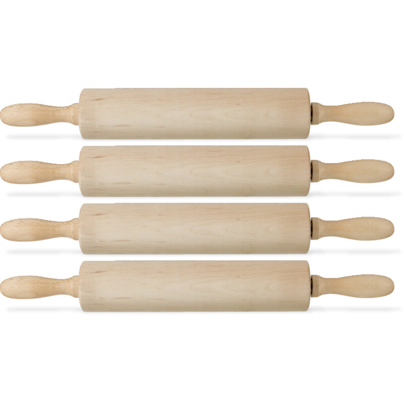 AH Beukenhouten deegroller 4-pack