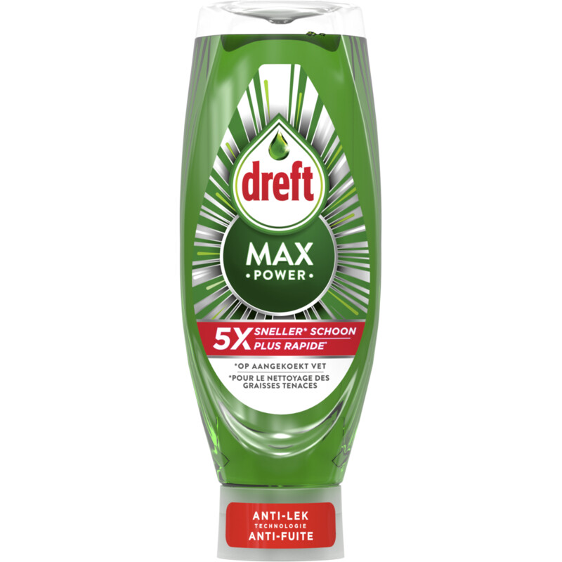 Dreft Max power vloeibaar afwasmiddel original
