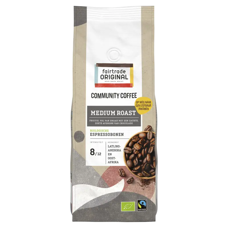 Fairtrade Original Community coffee medium roast bonen