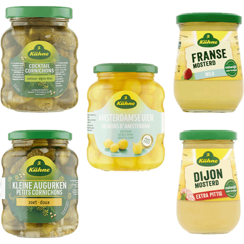 Een afbeelding van Kühne maakt elke borrel compleet