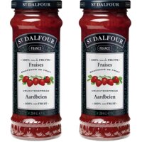 Een afbeelding van St. Dalfour Vruchtenspread Aardbei 2-pack