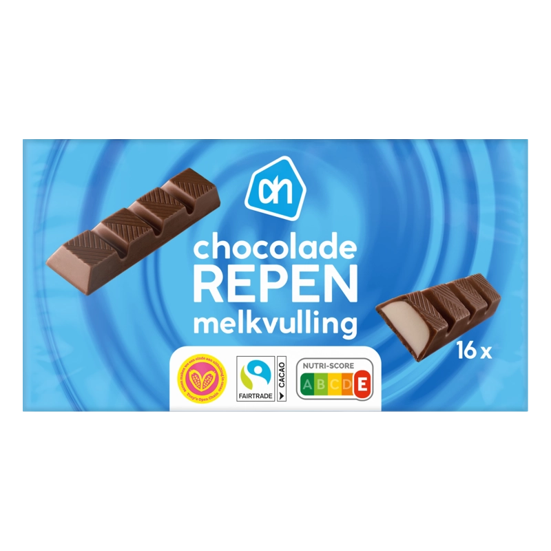 AH Chocolade repen melkvulling