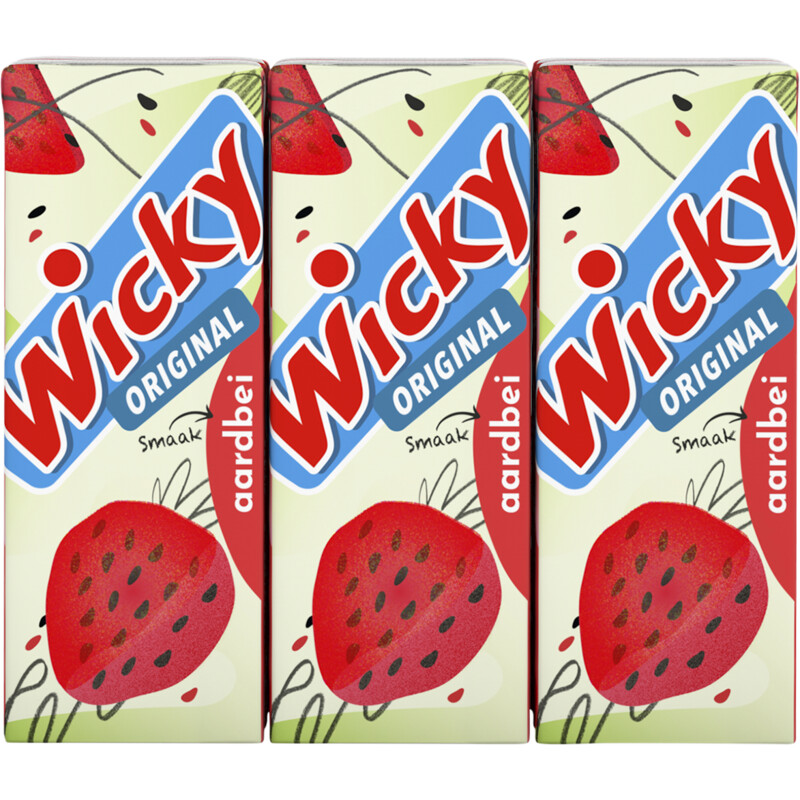 Wicky Aardbei 6-pack