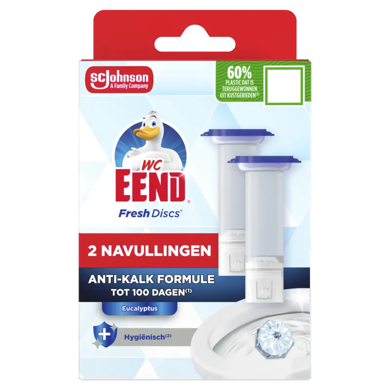 WC-Eend Fresh discs anti-kalk navulling