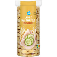Een afbeelding van AH Dikke maiswafels met zeezout