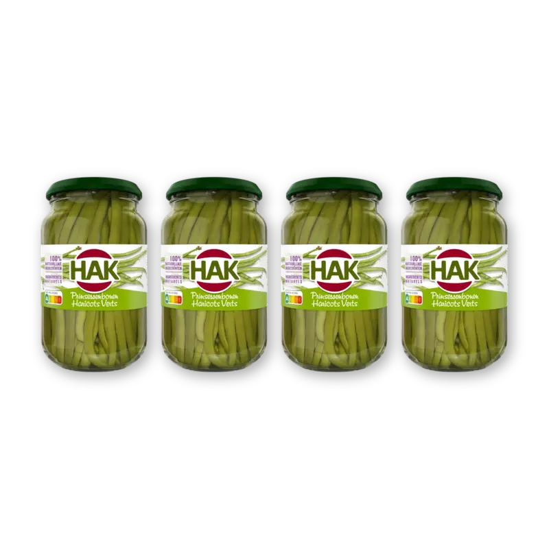 Hak Haricots verts 4-pack
