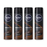NIVEA Men deep espresso deodorant spray 4-pack