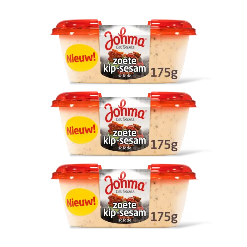Johma Zoete kip-sesamsalade 3-packb