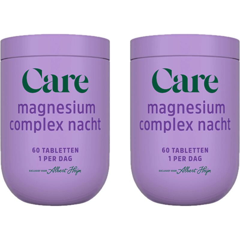 Een afbeelding van Care magnesium complex nacht 2-pack