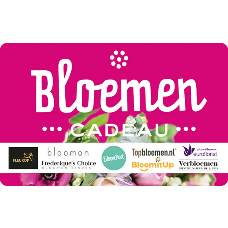  Bloemen cadeau e-gift 5 euro
