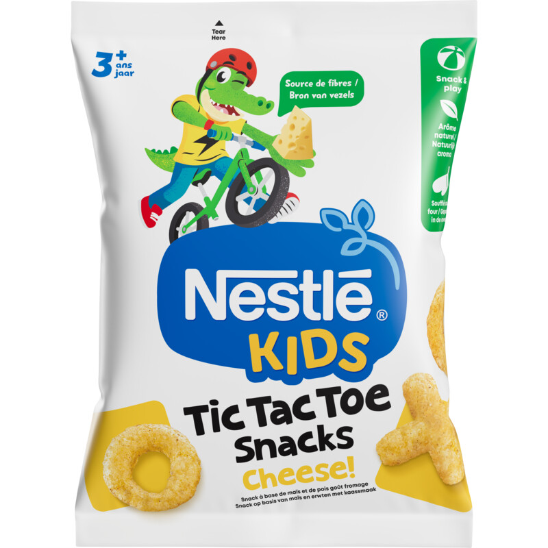 Kids tic tac toe snacks cheese 3+ jaar
