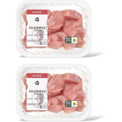 AH Kalkoenfilet blokjes 2-pack