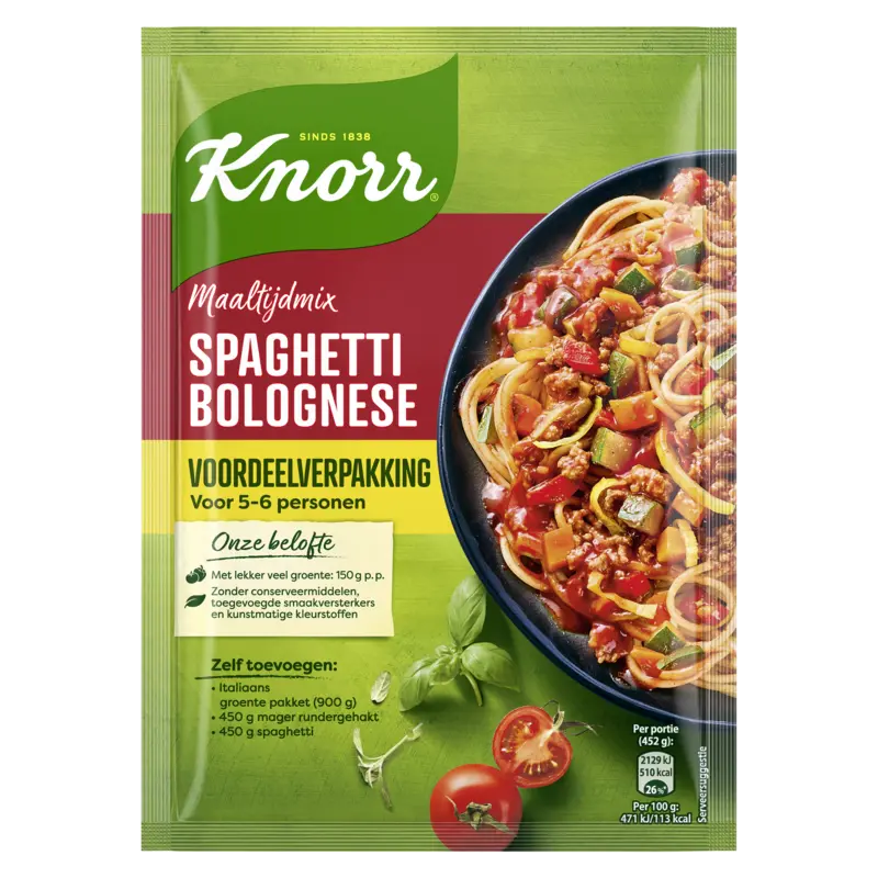 Knorr Maaltijdmix spaghetti bolognese
