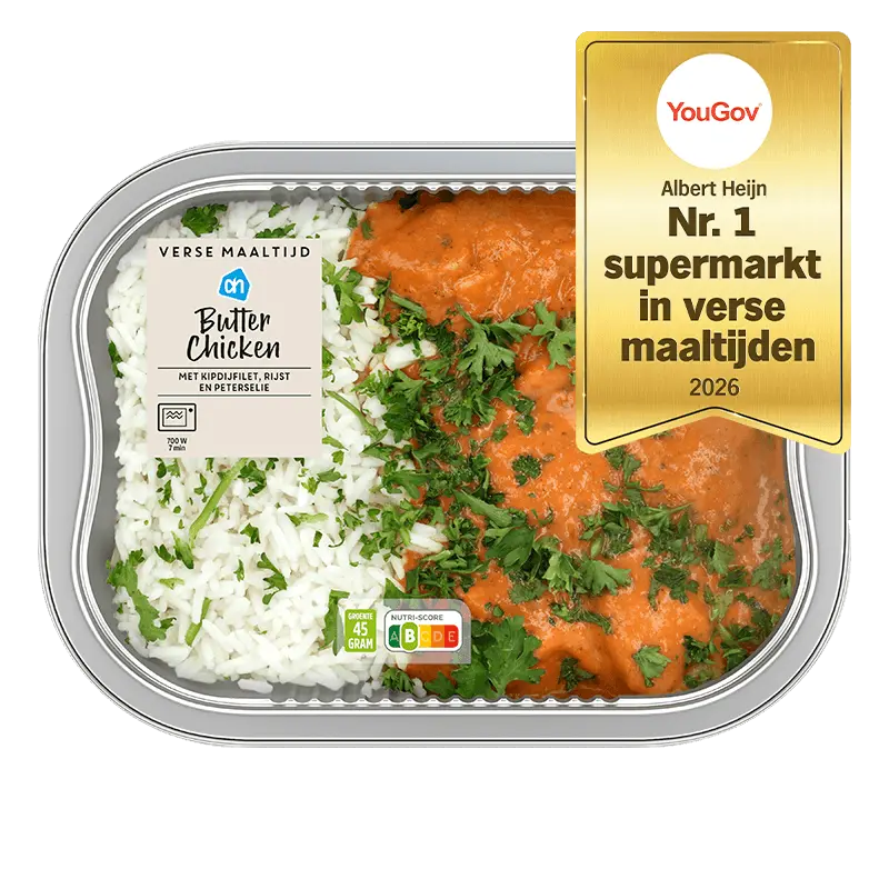 Verse maaltijd butter chicken