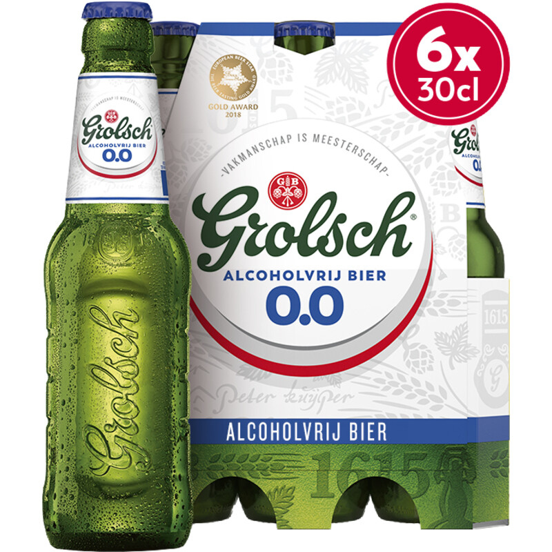 Een afbeelding van Grolsch Alcoholvrij bier 0.0% 6-pack