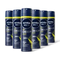 NIVEA Men deep sport anti-transpirant spry 6pk