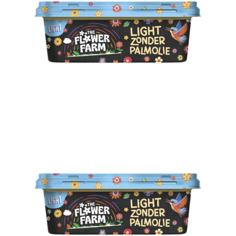 Een afbeelding van Flower Farm Smeren zonder palmolie light 2-pack
