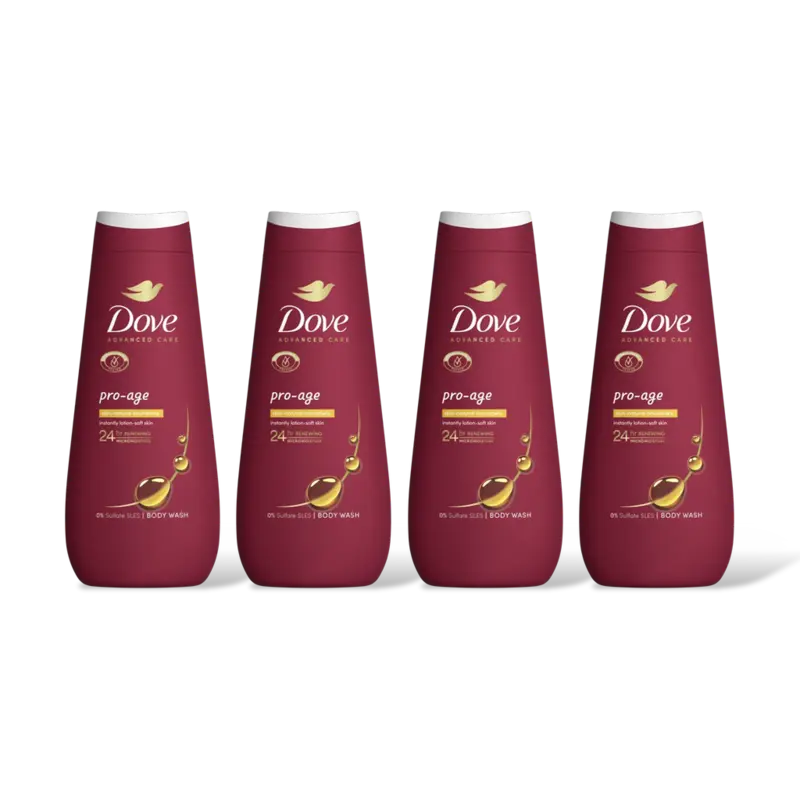 Dove Pro-age douchegel 4-pack