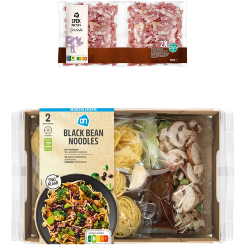 Een afbeelding van AH Vega  Black Bean Noodles Verspakket
