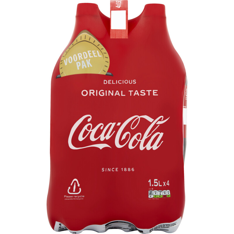 Een afbeelding van Coca-Cola Original taste 4-pack