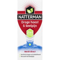 Een afbeelding van Natterman Droge hoest & keelpijn 2in1 siroop