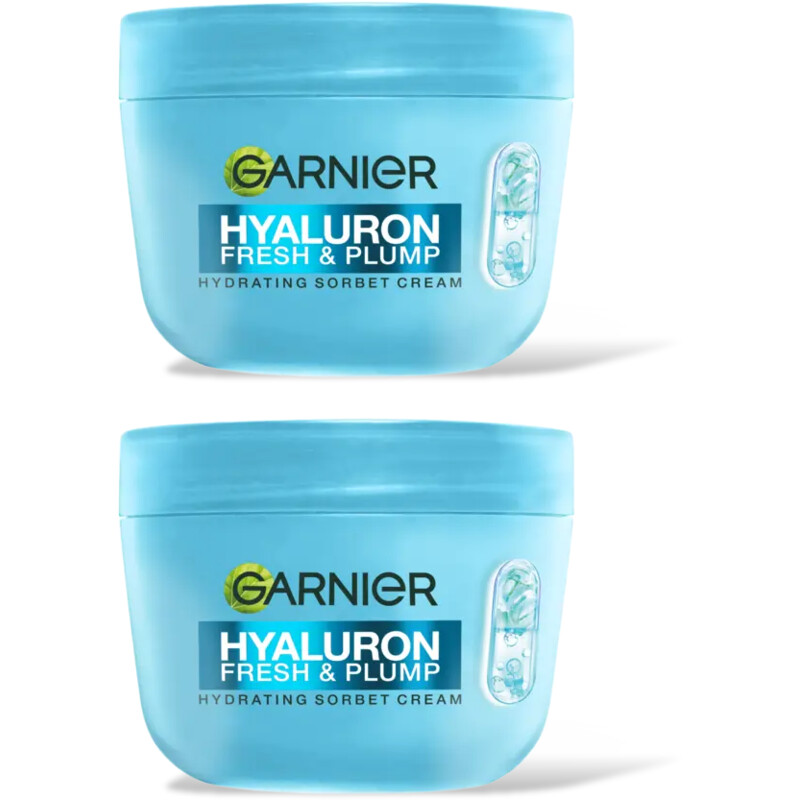 Garnier Hyaluron fresh & plump sorbet cream 2pck