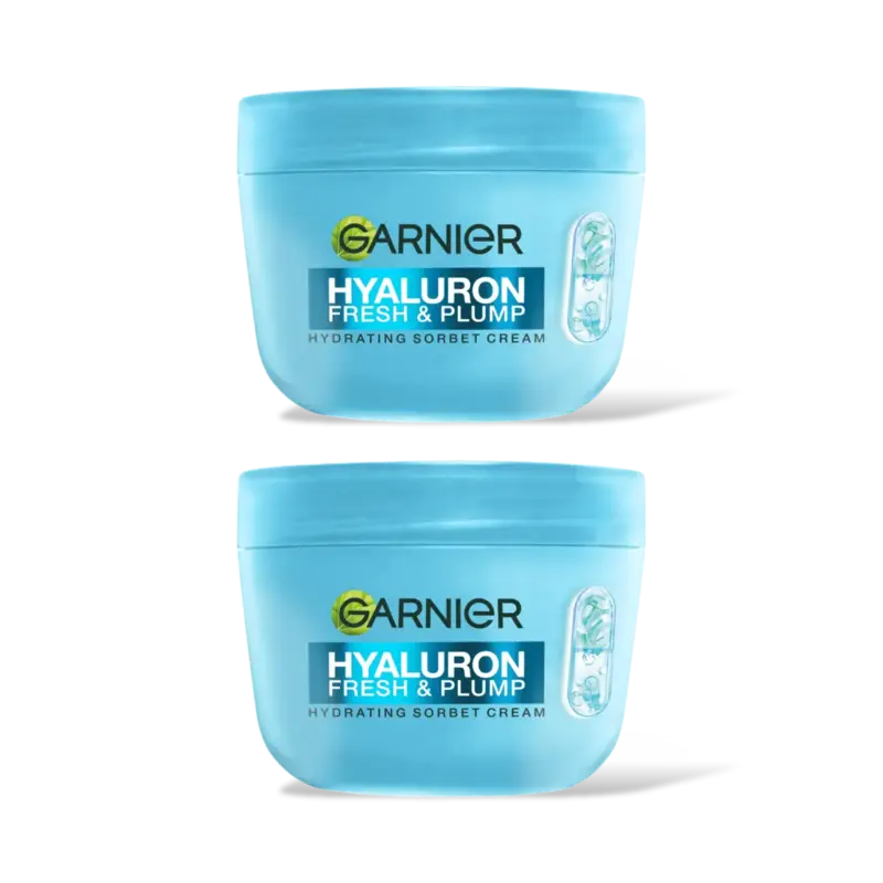 Garnier Hyaluron fresh & plump sorbet cream 2pck