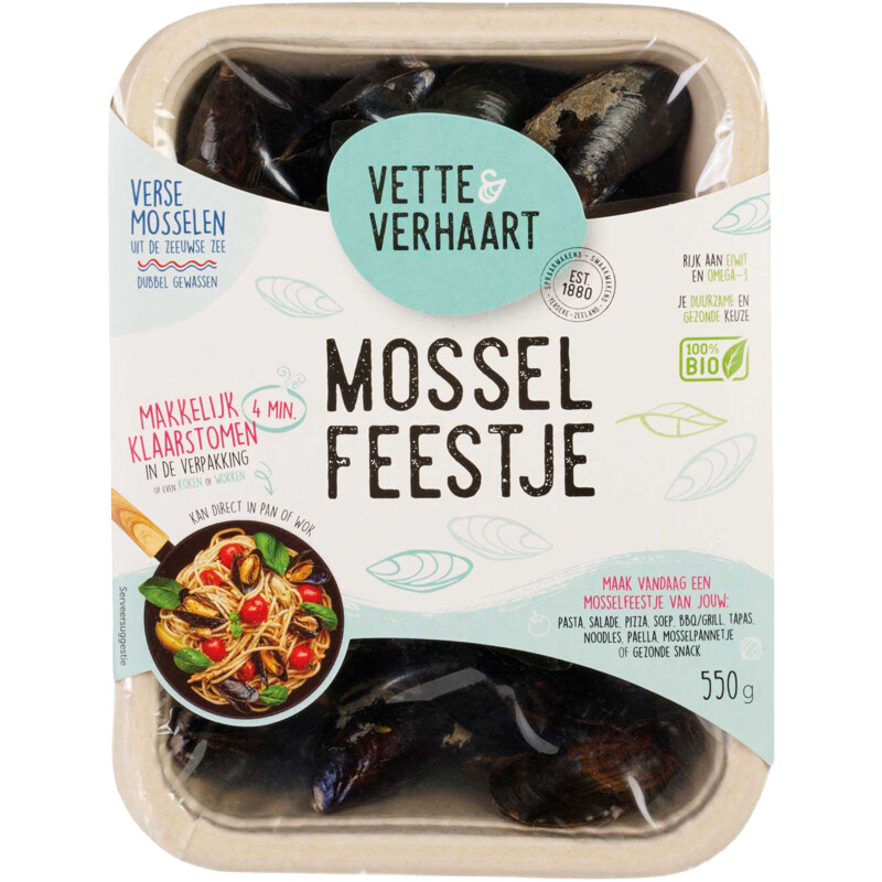 Een afbeelding van Vette & Verhaart Mossel feestje