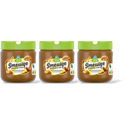 pdp-image-AH Biologisch Smeuige pindakaas met stukjes pinda 3 pk