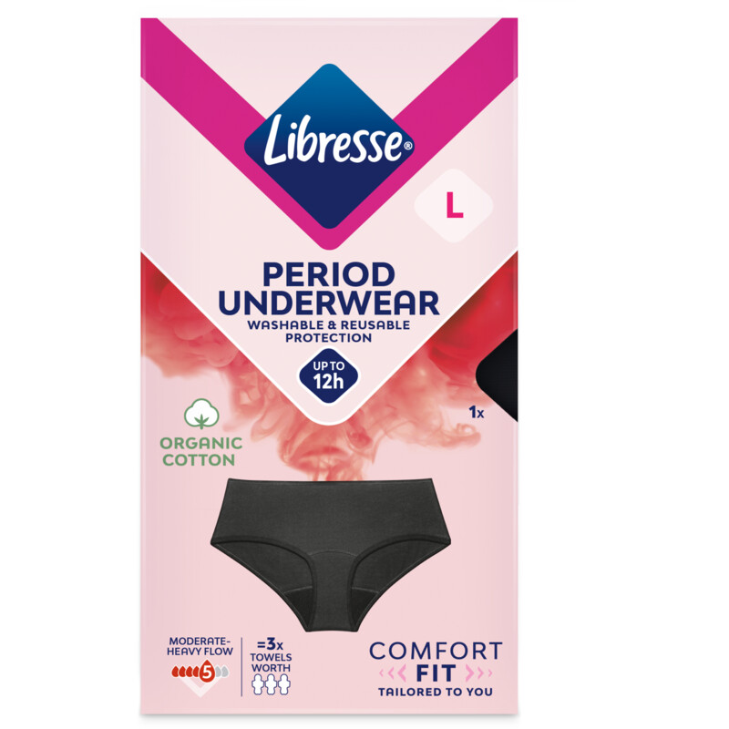 Een afbeelding van Libresse Intimawear menstruatie ondergoed maat L