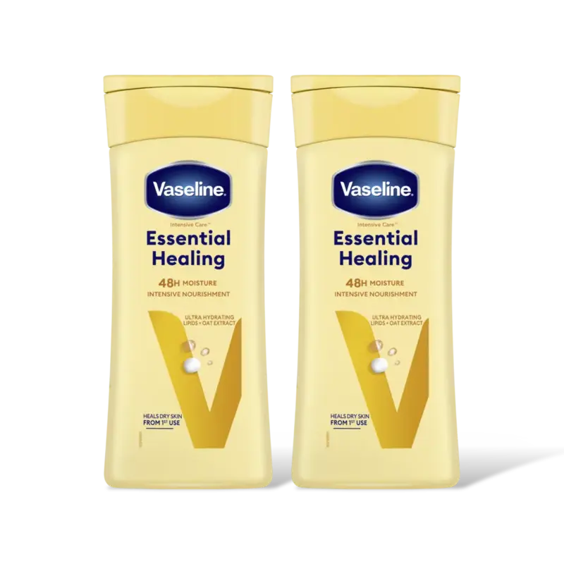 Vaseline Bodylotion essential healing 2-pack