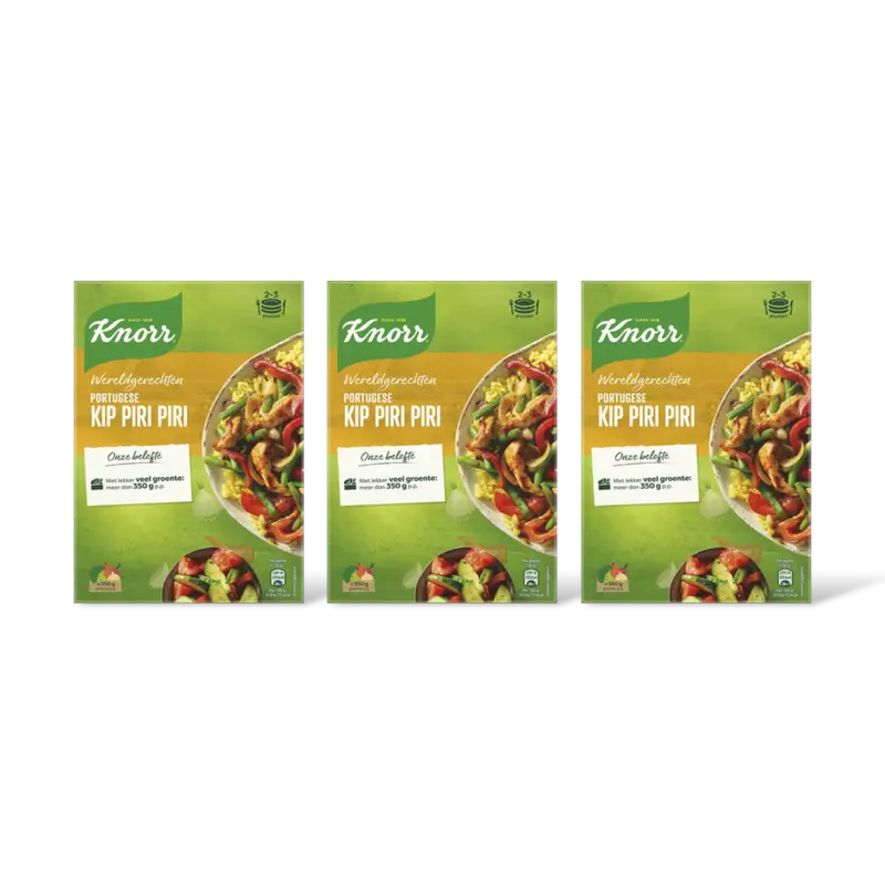 Knorr Portugese kip piri piri 3-pack