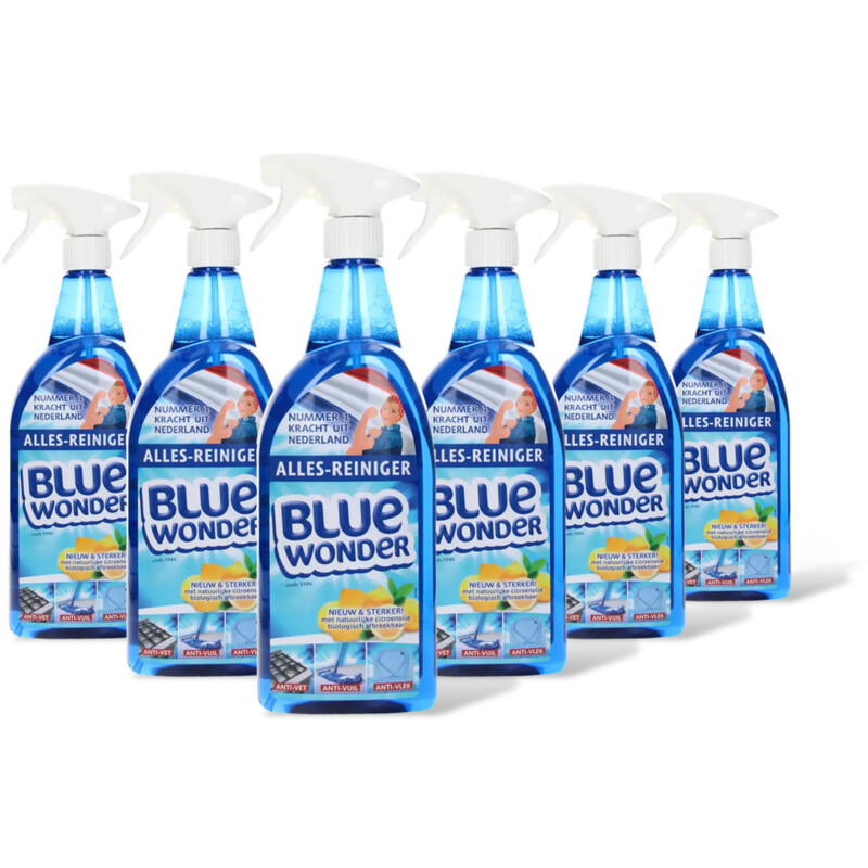 Blue Wonder Allesreiniger spray 6-pack