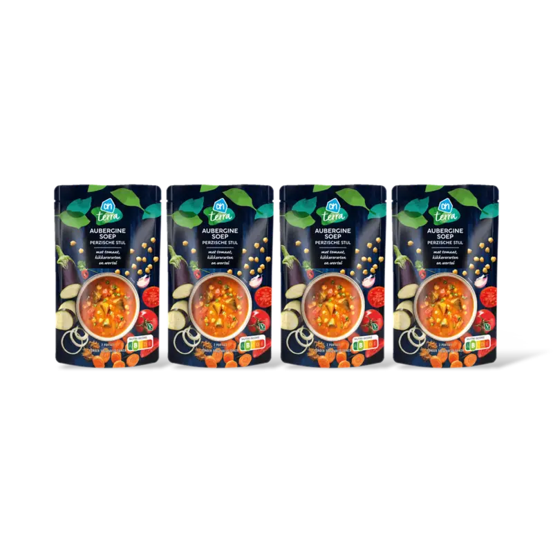 AH Terra Perzische aubergine soep 4-pack