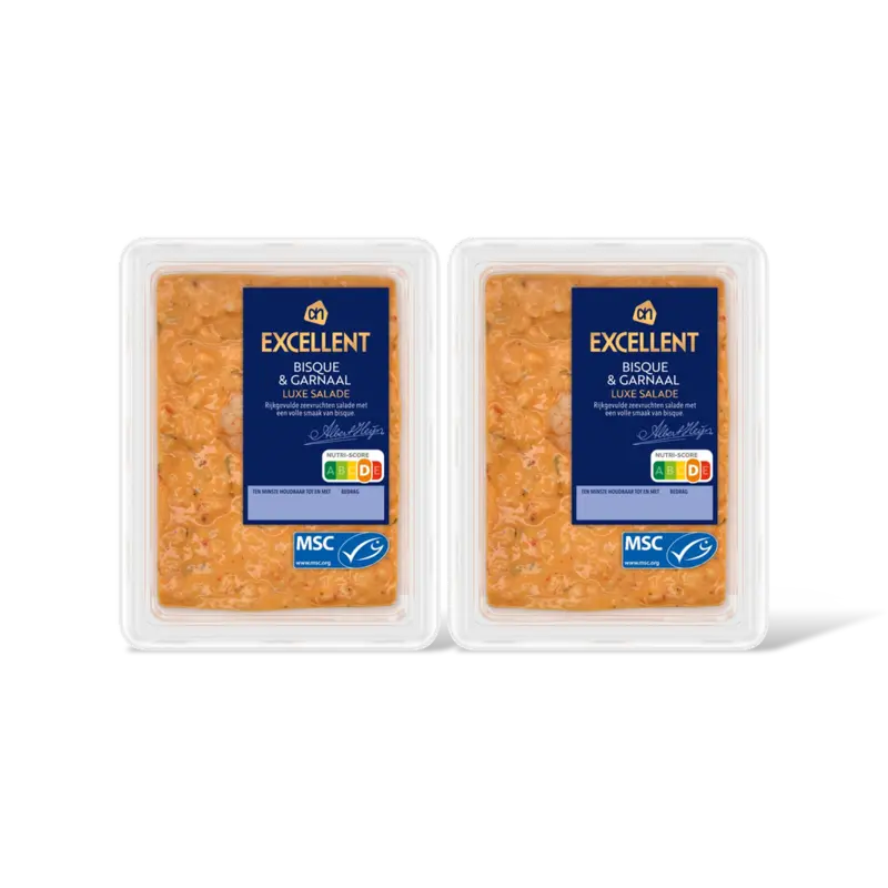 AH Excellent Bisque & garnaal luxe salade 2-pack