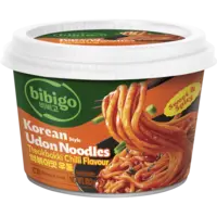 Bibigo Korean style udon noodles chili flavour