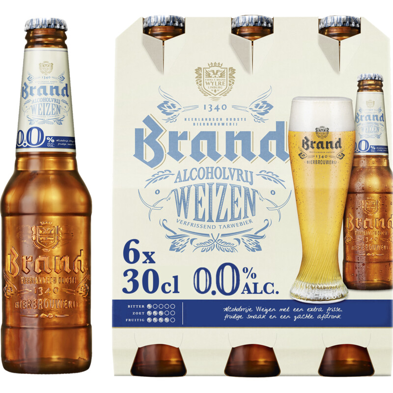 Een afbeelding van Brand Weizen 0.0 6-pack