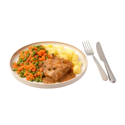 pdp-image-AH Kipfilet pepersaus met wortel en doperwt