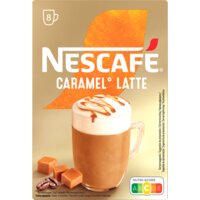 Een afbeelding van Nescafé Caramel latte oploskoffie