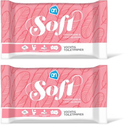 pdp-image-AH Vochtig toiletpapier soft 2-pack