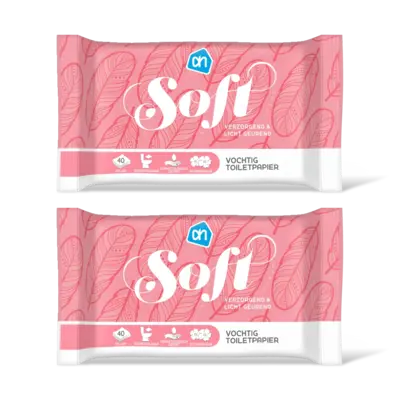 pdp-image-AH Vochtig toiletpapier soft 2-pack