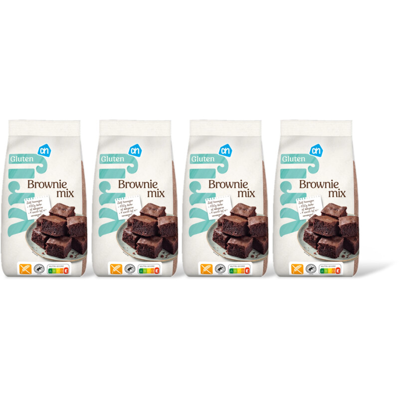 AH Glutenvrij Browniemix 4-pack