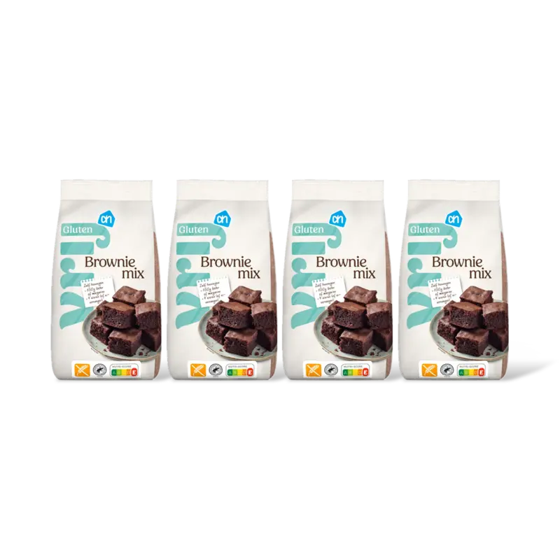 AH Glutenvrij Browniemix 4-pack